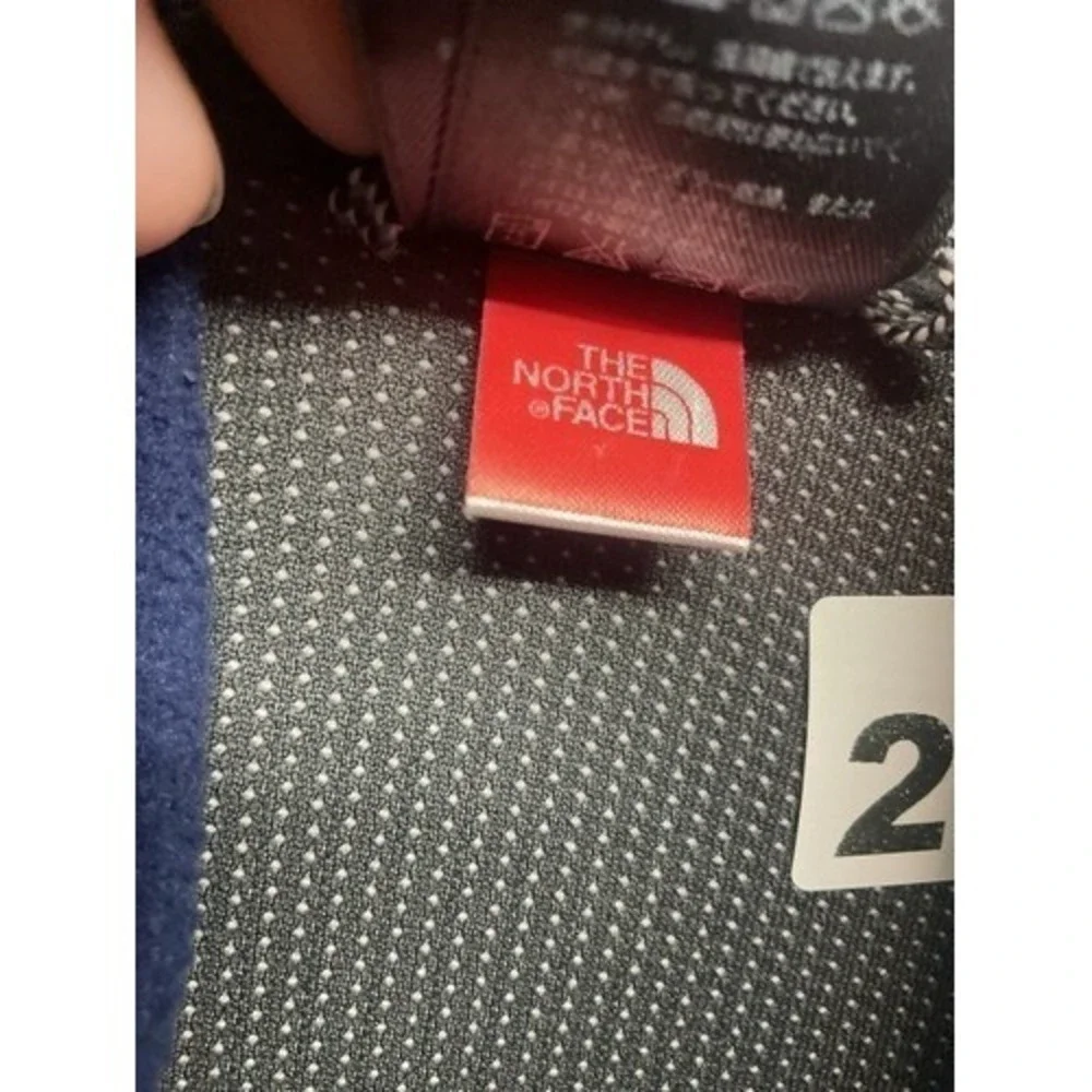 The North Face Windwall Blue Sleeveless Full Zip Fleece Vest Men XL Indonesia